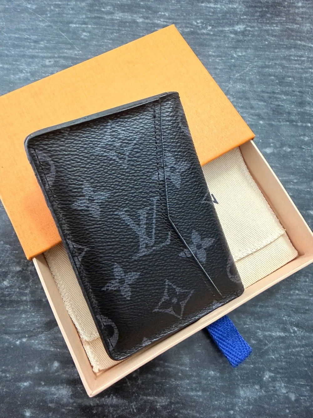 Louis Vuitton Pocket Organizer Eclipse Monogram
